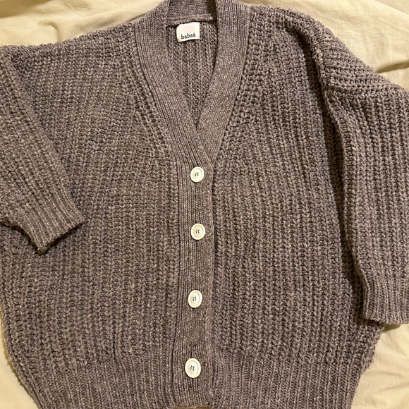 Babaa cardigan no19 dark mist - Picture 3 of 5